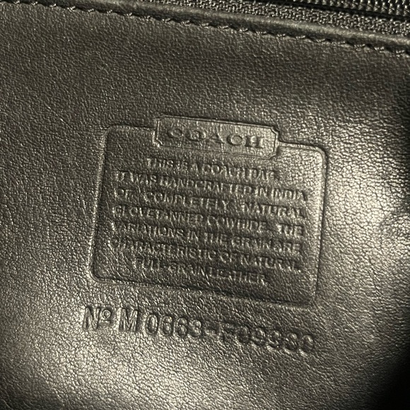 Vintage Small Coach Black Silver Lock Backpack - Picture 9 of 9